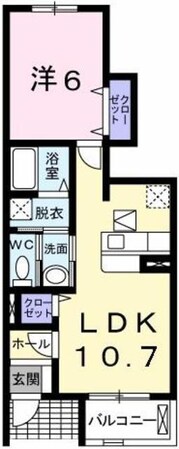 ピーチテラスの物件間取画像